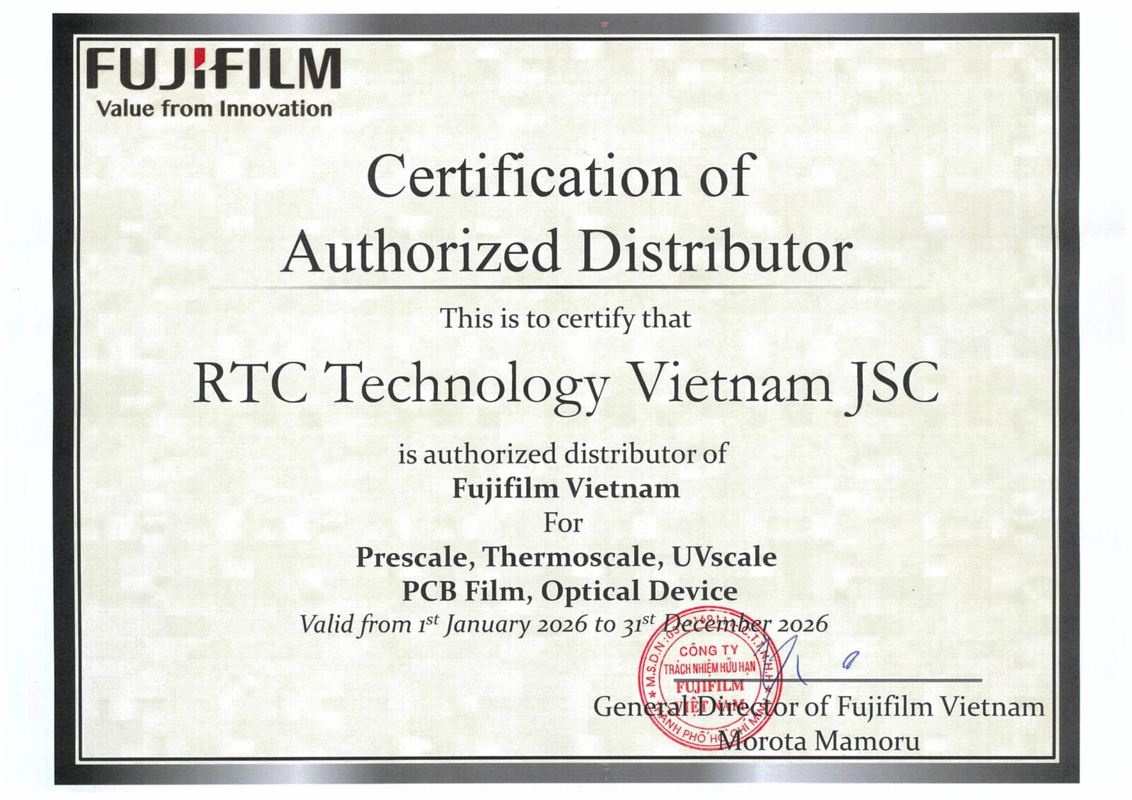 RTC Technology x Fujifilm
