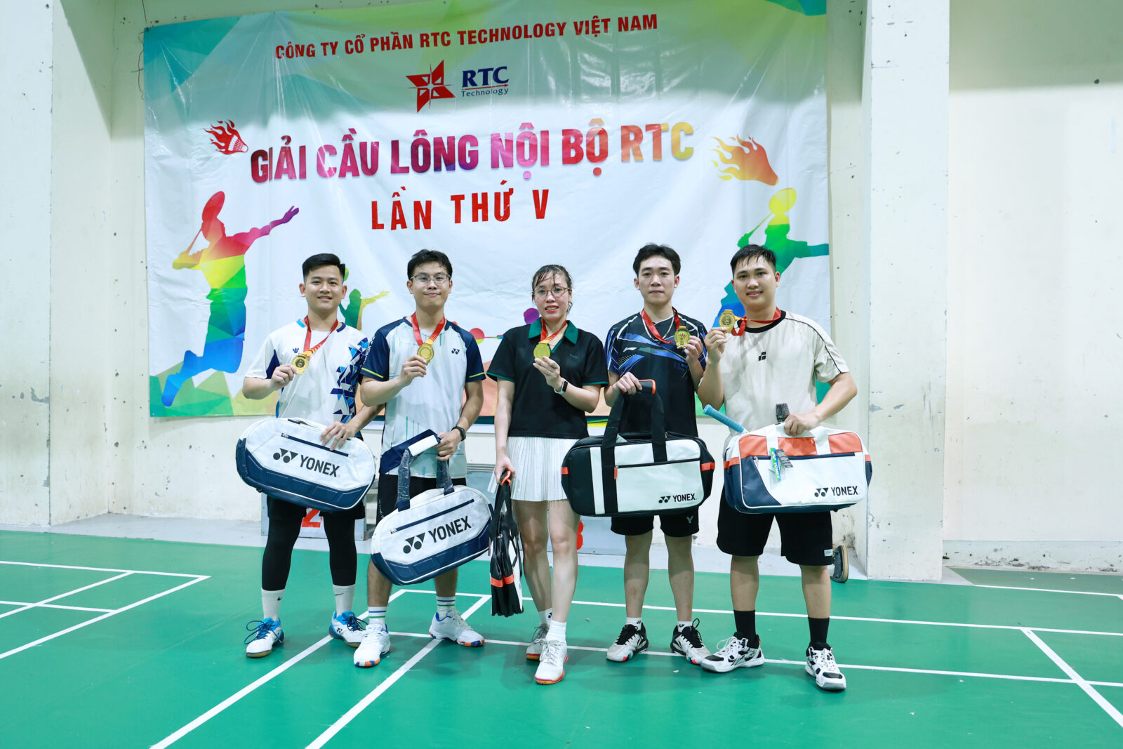Giải Cầu lông nội bộ RTC lần thứ V khẳng định sự quan tâm của công ty đối với đời sống tinh thần của cán bộ nhân viên