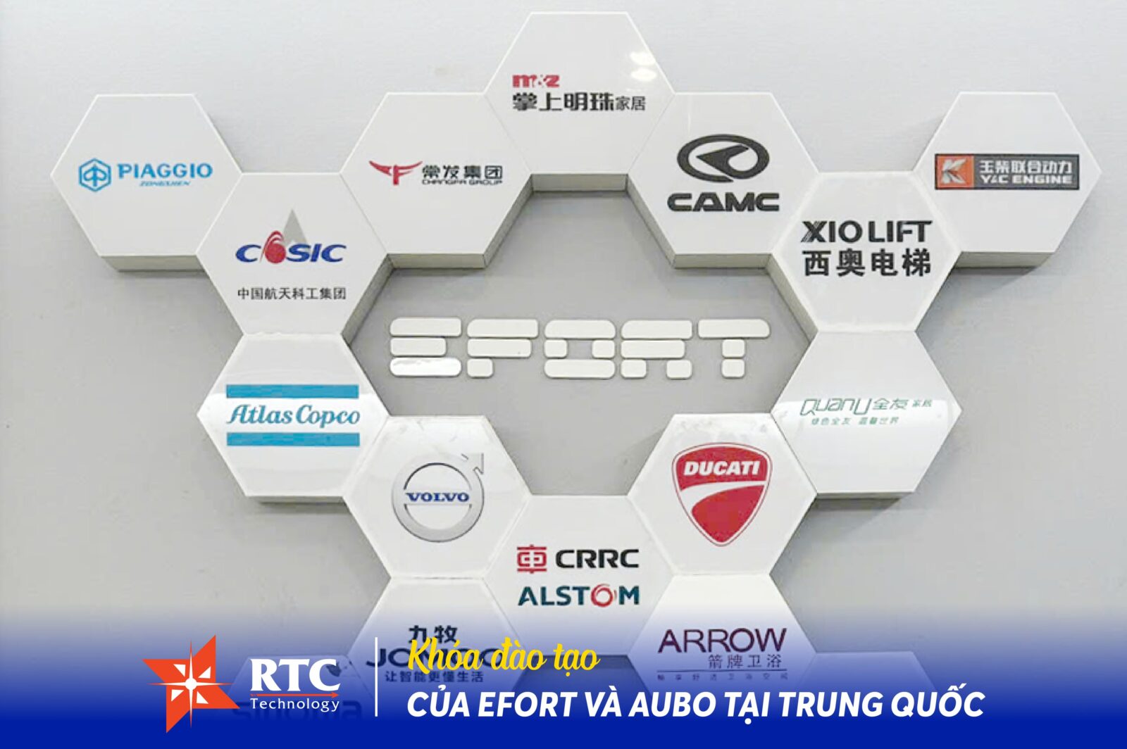 RTC Technology đã tham gia chương trình đào tạo chuyên sâu của Efort và Aubo tại Trung Quốc