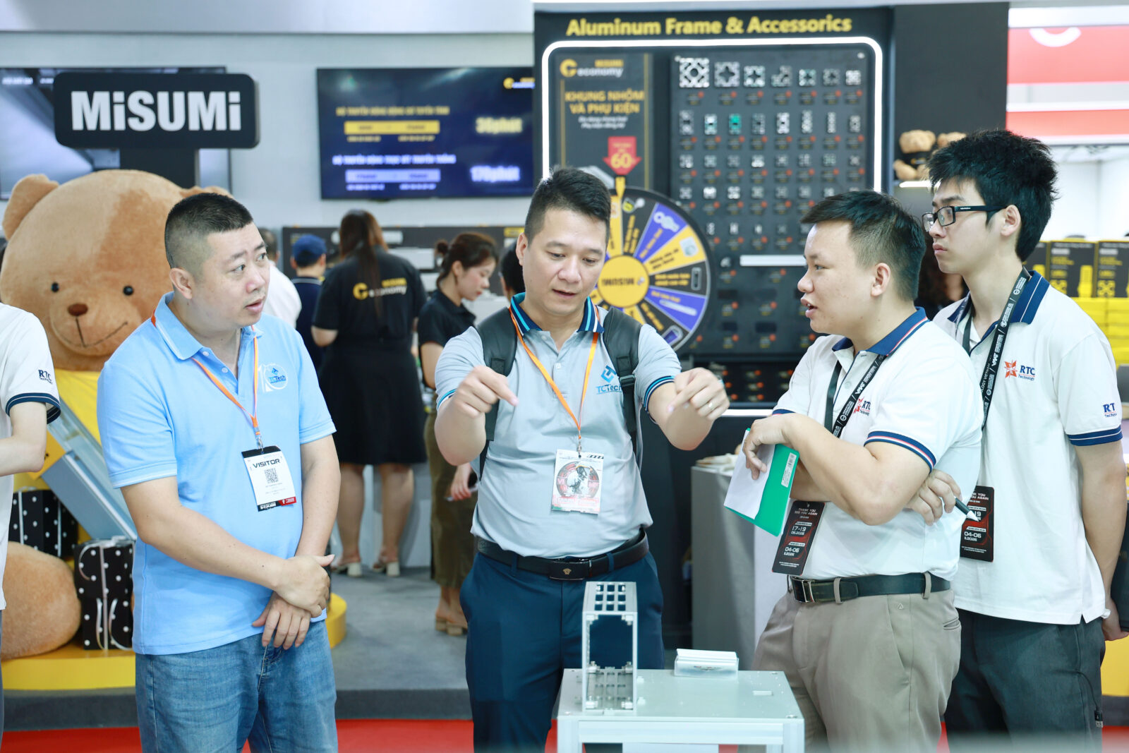 Booth 167 đã thu hút sự quan tâm lớn từ các doanh nghiệp sản xuất.