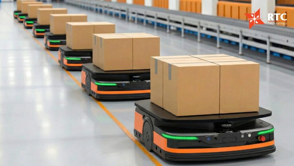 Một AMR Có Thể Thay Thế Bao Nhiêu Manpower Vận Chuyển?