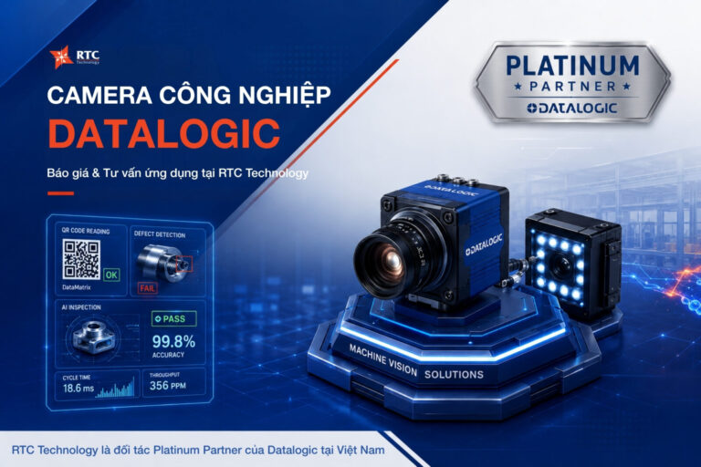Camera công nghiệp Datalogic: Báo giá, tư vấn ứng dụng và giải pháp từ RTC Technology