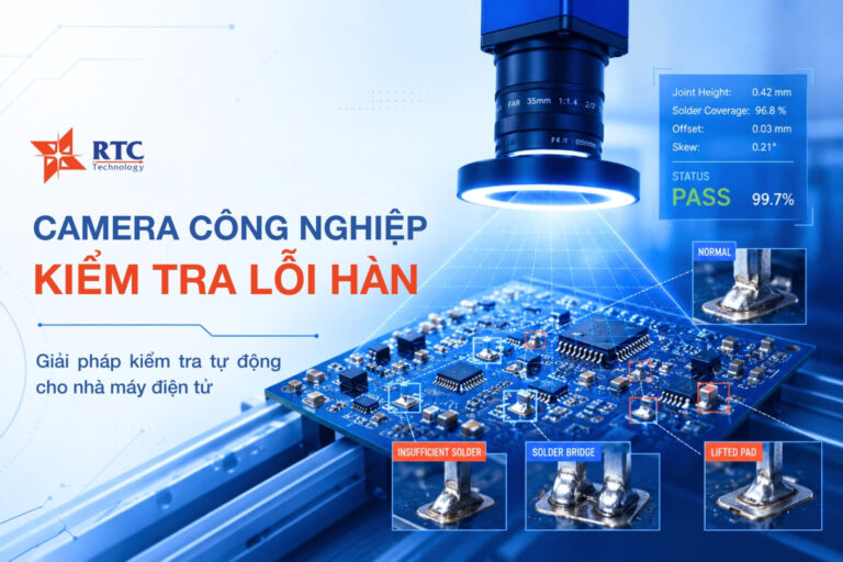 Camera công nghiệp kiểm tra lỗi hàn: Giải pháp kiểm tra mối hàn tự động cho nhà máy điện tử