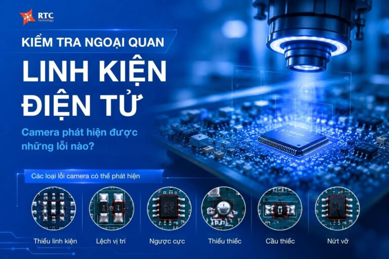 Kiểm tra ngoại quan linh kiện điện tử: Camera phát hiện được những lỗi nào?