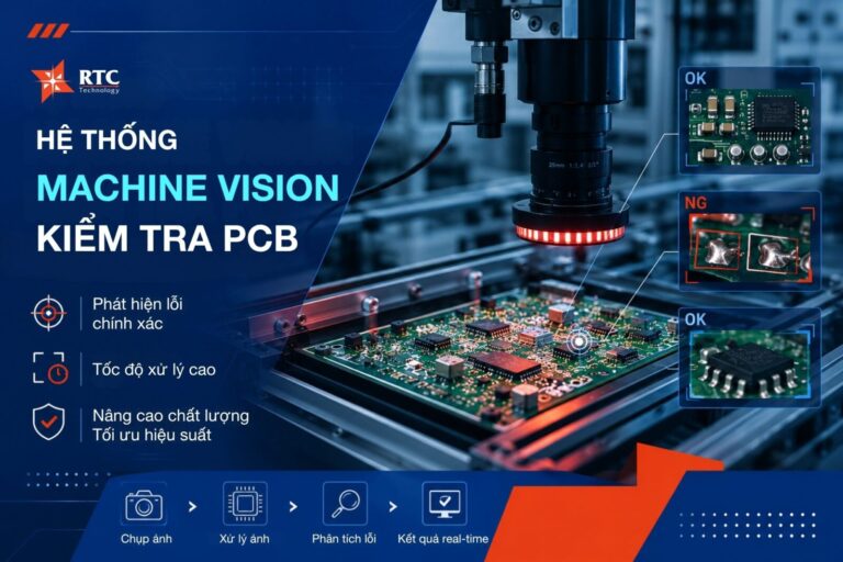 Hệ thống Machine Vision kiểm tra PCB và linh kiện điện tử