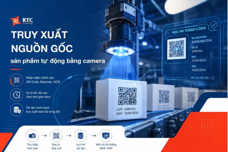 Công nghệ truy xuất nguồn gốc sản phẩm tự động bằng camera trong sản xuất hiện đại