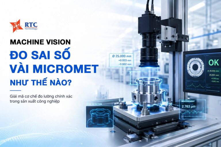 Machine Vision đo sai số vài micromet như thế nào? Giải mã cơ chế đo lường chính xác trong sản xuất công nghiệp