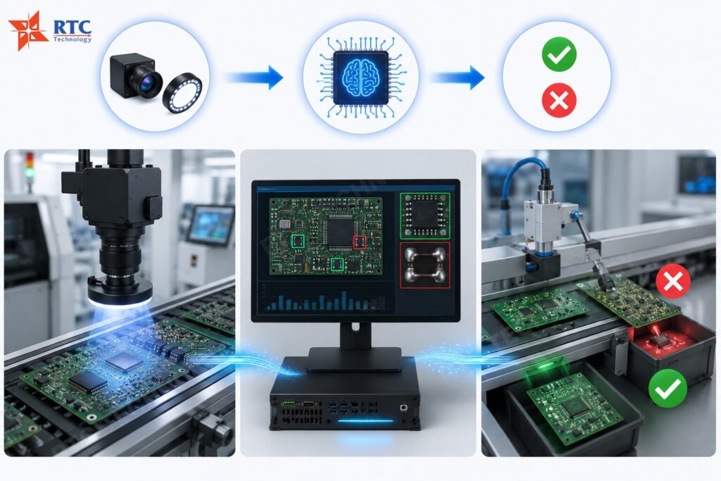 Machine Vision cho dây chuyền SMT: Giải Pháp AOI Thông Minh