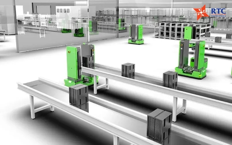 Đối với môi trường sản xuất có yêu cầu cao về độ chính xác và kiểm soát, việc triển khai AGV tích hợp WMS đòi hỏi các tiêu chuẩn kỹ thuật chặt chẽ hơn