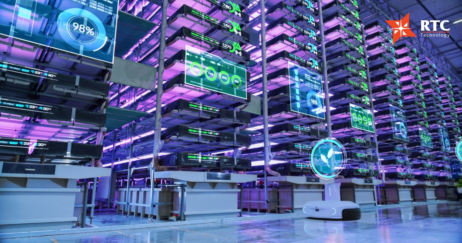 Trong một smart warehouse, hệ thống quản lý kho thông minh liên tục trao đổi thông tin với các hệ thống khác để điều phối toàn bộ hoạt động logistics